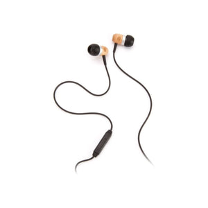 GC36174 WoodTones Headphones with Control Mic BE for Smart Phones and MP3