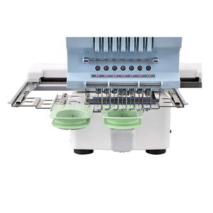 Happy HCH-701P-30 Single Head 7 Needle Computerised Embroidery Machine Industrial-Made in Japan.
