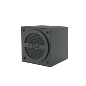 iHome IBT16GE Rechargeable Bluetooth Mini Speaker Cube in Rubberized Finish-Grey