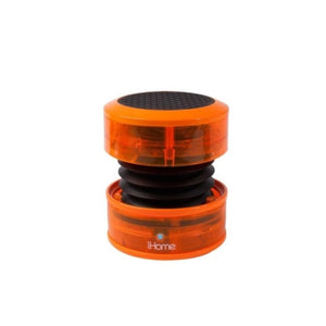 iHome iHM60EN Neon Series Rechargeable Mini Speaker for MP3 Players-Orange