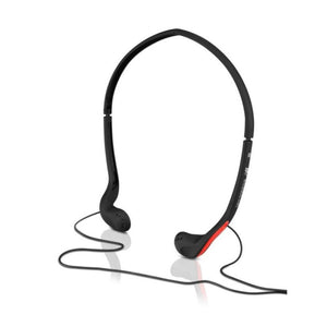 iHome NB447B Foldable Headphone-style Sport Earbuds with Interchangeable Cord Lengths and In-line iPod/iPhone Remote/Mic