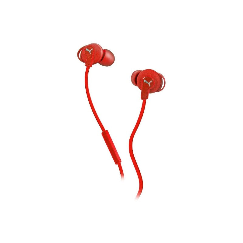 Puma PMAD3052 Sport Hybrid In-Ear Headphones+Mic RED