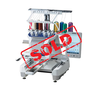 Brother PR1055X 10 Needle Embroidery Machine 360x200mm Lightly Used Under Warranty