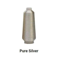 RPS MY101 Embroidery Metallic Thread Pure Silver 5000m