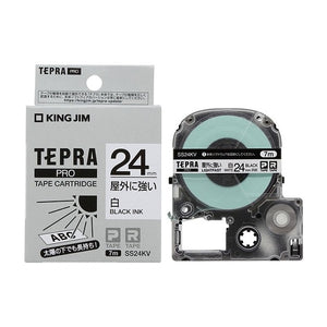 KING JIM SS24KV TERPA PRO Tape For Outdoors Sun Proof -Made in Japan