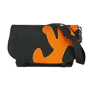 Crumpler STD-011 Sticky Date Messenger Bag Black / Orange BIG LOGO fits 12-17'' wide screen Laptop's