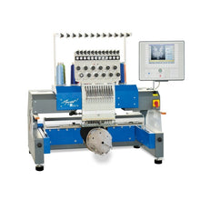 ZSK Sprint 6 12-Needle Universal Portal Tubular Embroidery Machine-Made in Germany  ، تحميل الصورة في عارض المعرض

