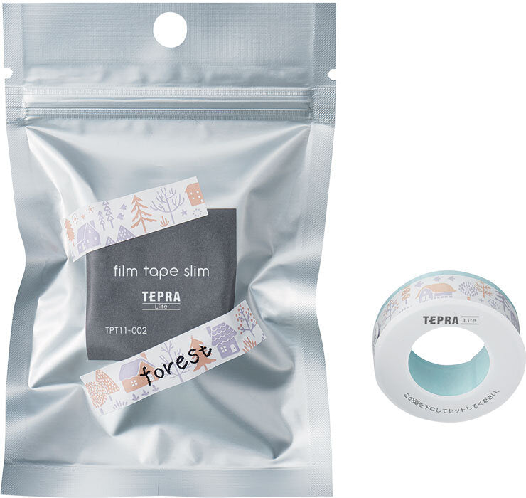 King Jim TPT11-002 TEPRA Lite Film Tape Width 11mm Forest-Made in Japan