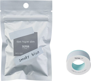 King Jim TPT11-007 TEPRA" Lite Film Tape Width 11mm Smoky Blue -Made in Japan