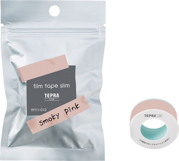 King Jim TPT11-012 TEPRA Lite Film Tape Width 11mm Smoky Pink-Made in Japan