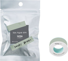 King Jim TPT11-014 TEPRA Lite Film Tape Width 11mm Smoky Green-Made in Japan  ، تحميل الصورة في عارض المعرض

