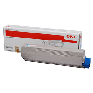 OKI Toner for Pro8432WT -Cyan Yields 10000 Pages of A4