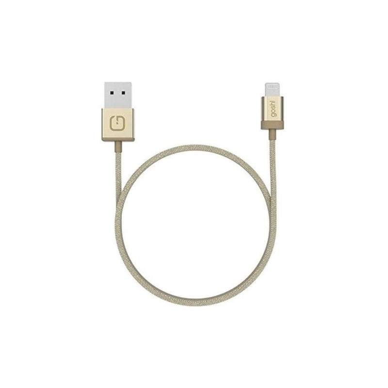 Y9 LynkCable Braided Gold Lightning Cable 1m