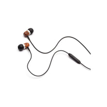 GC36175 WoodTones Headphones with Control Mic SA for Smart Phones and MP3  ، تحميل الصورة في عارض المعرض

