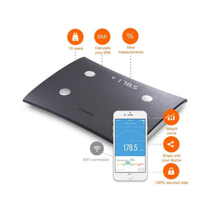 iHealth HS5 WiFi and Bluetooth BM and Body Composition Scale for iOS and Android Devices