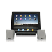 iHome iDM15 Rechargable Portable Bluetooth Speakers with iPad/iPhone Stand  ، تحميل الصورة في عارض المعرض

