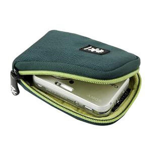 Crumpler JP90-003 Jackpack 90 Camera Pouch Petrol Green Yellow for Compact Cameras